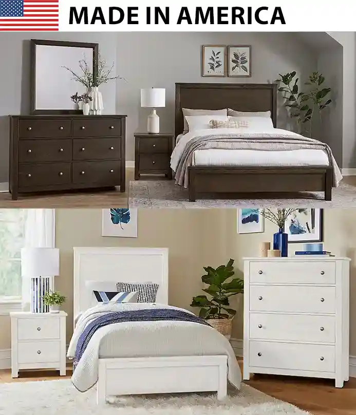 Fundamentals by Vaughan-Bassett bedroom suite